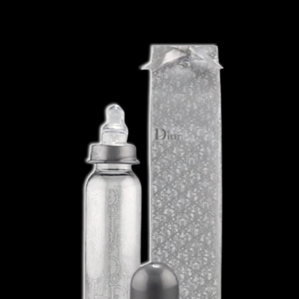 Baby Dior Limited Edition Baby Couture Jacquard Trotter Baby Bottle - Picture 9 of 17